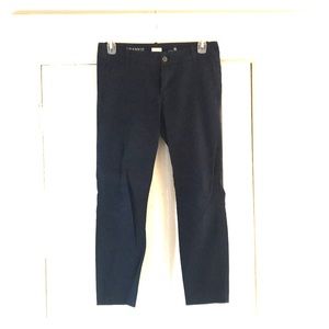 Navy J Crew skimmer pants